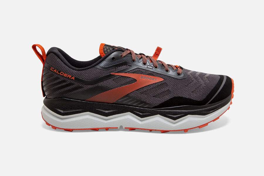 Brooks Caldera 4 Mens Australia - Trail Running Shoes - Black/Grey (014-UPNKI)